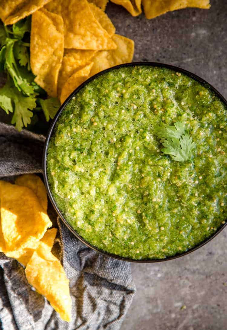 Smoked Tomatillo Salsa