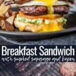 Breakfast Sandwich Pin Image