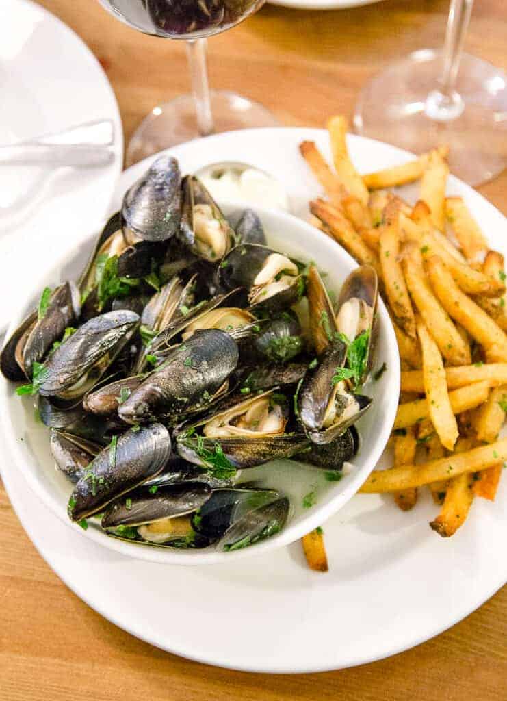 mussels and frites