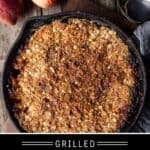 Apple Crisp on the Grill pin