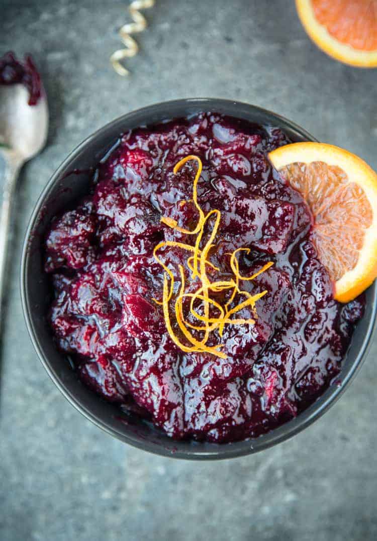 Cranberry Sauce in a bowl