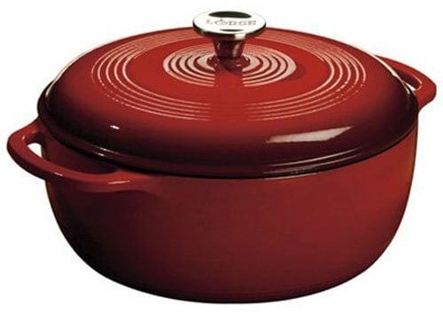 Lodge Red Dutch Oven