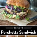 Grilled Porchetta Sandwich