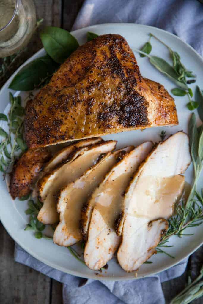 Smoked Turkey Breast with Maple Glaze Recipe - Vindulge