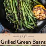 Grilled Green Beans Pin