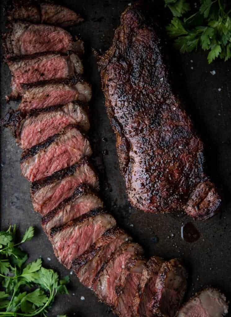 Perfect grilled steaks