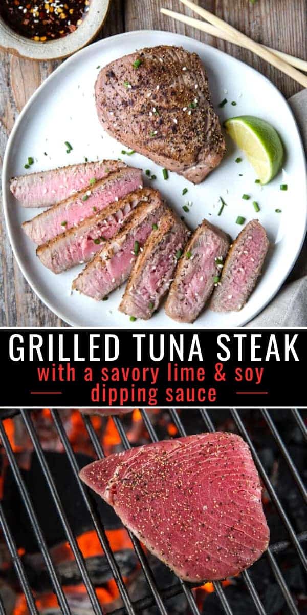 Grilled Tuna Steak with Soy Dipping Sauce Vindulge