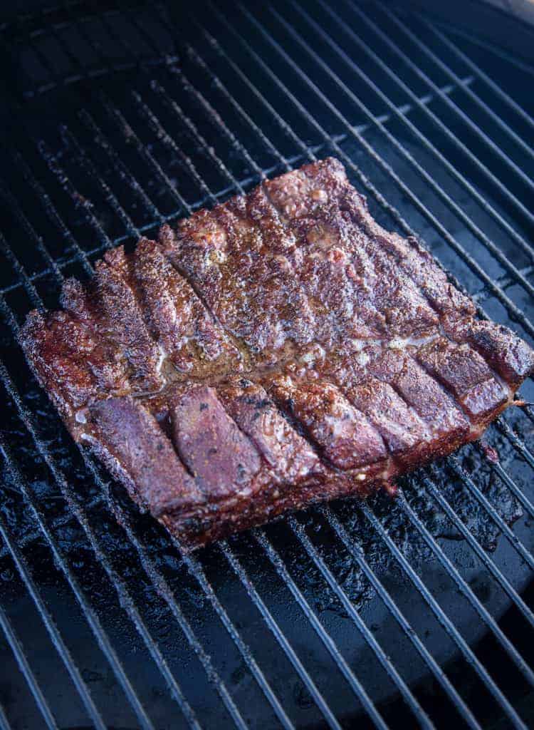 Smoked Pork Belly, on the smoker