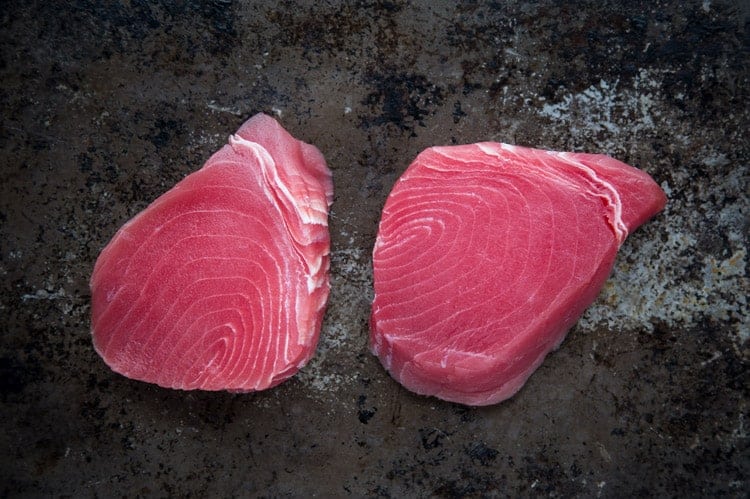 Raw Tuna Steaks