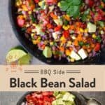 black bean salad pin