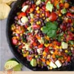 black bean salad pin