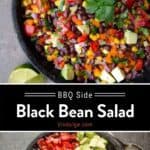 black bean salad pin