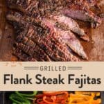 Grilled Steak Fajitas Pin