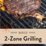 2 zone grilling Pinterest Pin