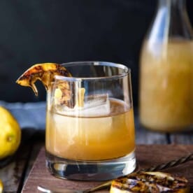 Bourbon Cocktails with Lemon Simple Syrup
