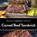 Corned Beef Sandwich Pinterest Pin