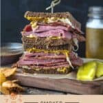 Corned Beef Sandwich Pinterest Pin