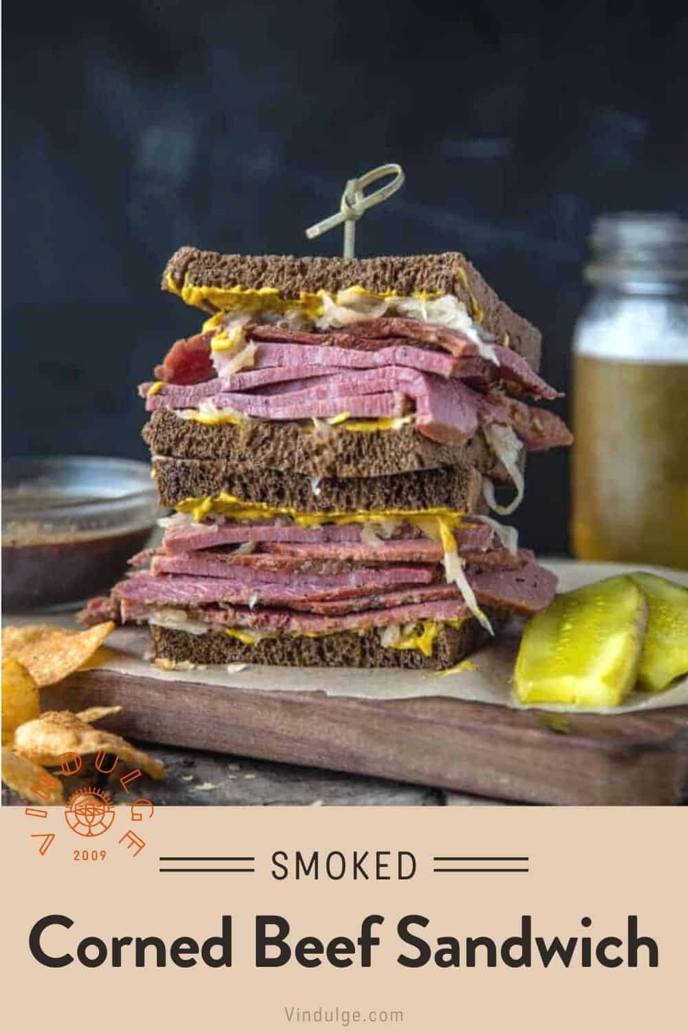 Corned Beef Sandwich With Guinness Spiced Au Jus Vindulge