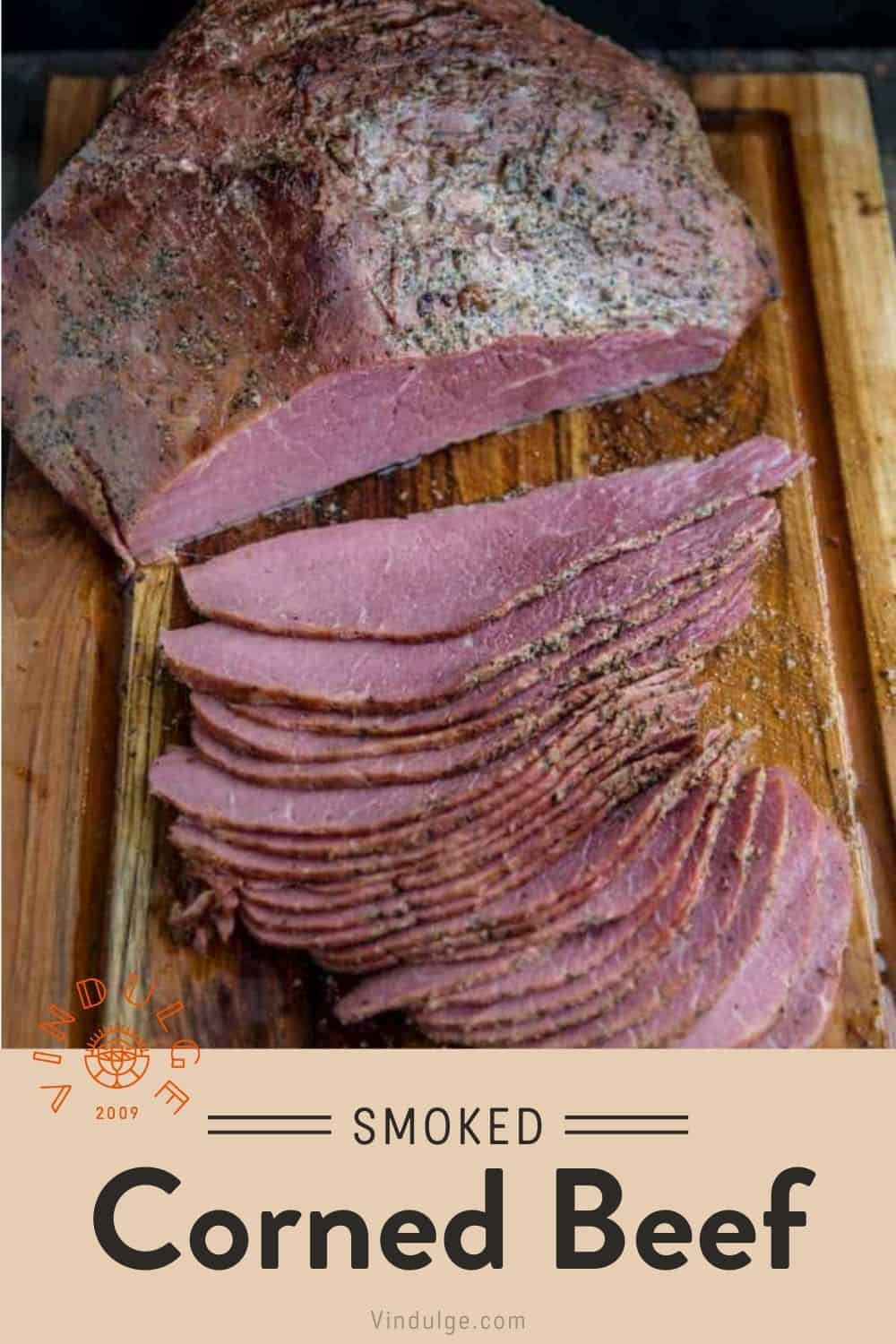Smoked Corned Beef Pinterest Pin