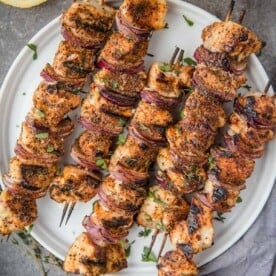 Grilled Marinated Chicken Kebabs