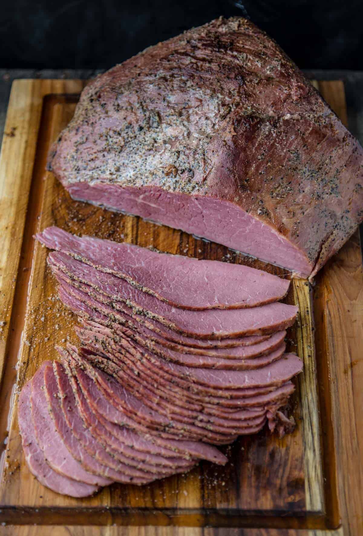 Smoked Corned Beef and how to smoke a corned beef round or brisket