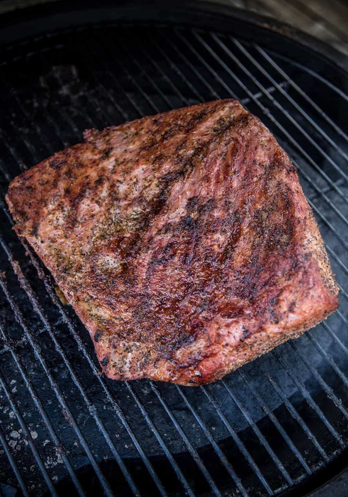 Smoked Corned Beef, cooking a brisket or beef round on the smoker