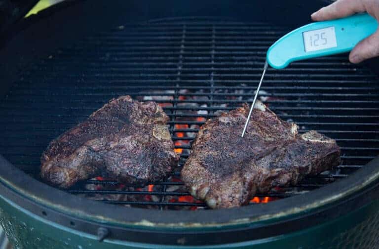 internal temp for t bone steak