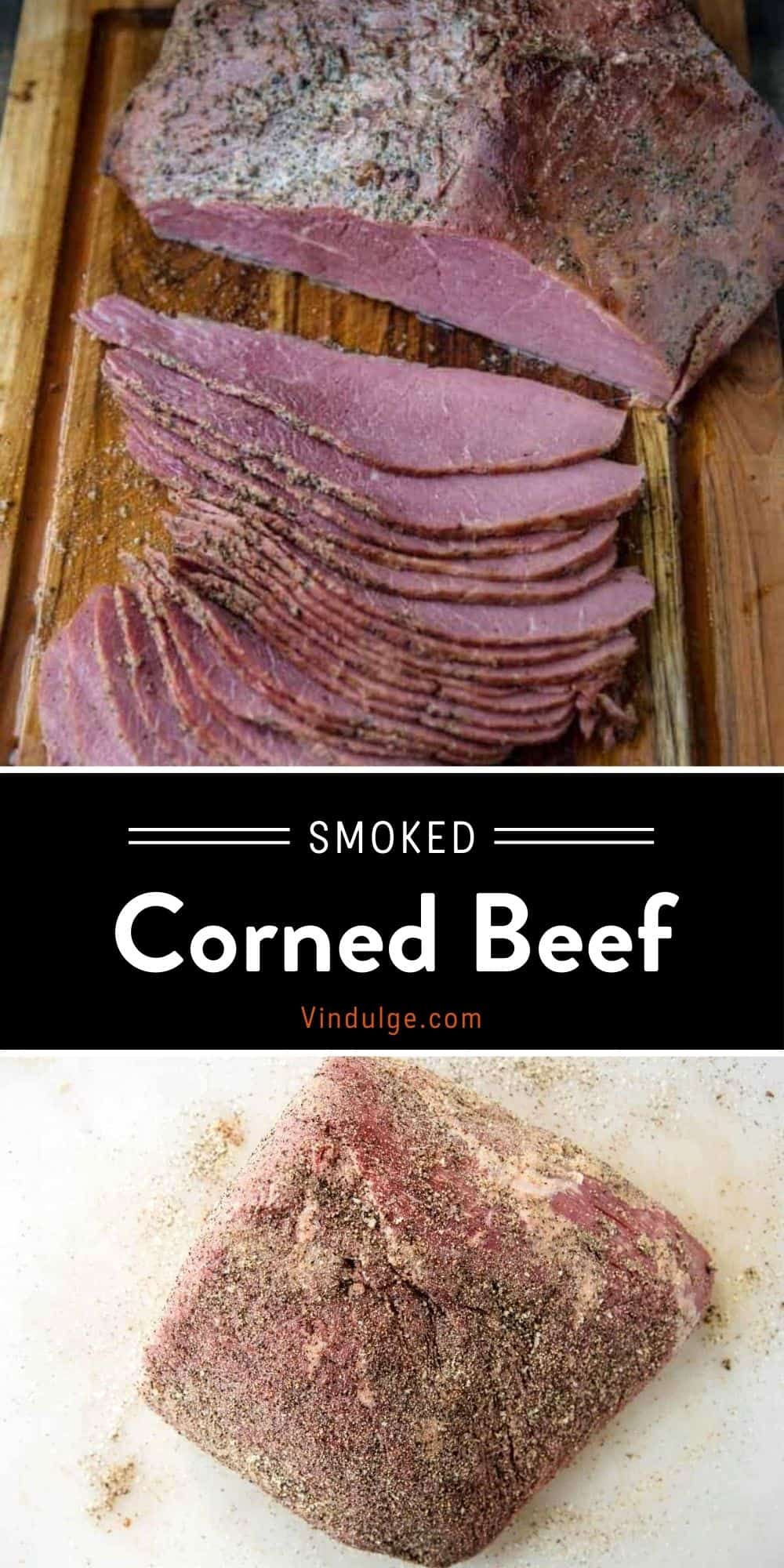 Smoked Corned Beef Pinterest Pin