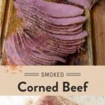 Smoked Corned Beef Pinterest Pin