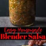 homemade salsa