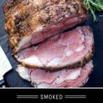 Smoked Prime Rib Pinterest Pin