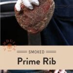 Smoked Prime Rib Pinterest Pin