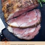 Smoked Prime Rib Pinterest Pin