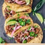 Leftover Brisket Tacos Pin