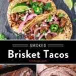 Leftover Brisket Tacos Pin