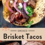 Leftover Brisket Tacos Pin