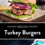 Turkey Burger Pinterest Pin
