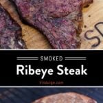 Smoked Ribeye Steak Pinterest Pin