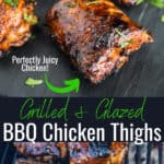 grilled and glazed bbq chicken