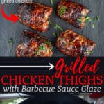 grilled bbq chicken thighs