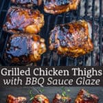 grilled and glazed bbq chicken