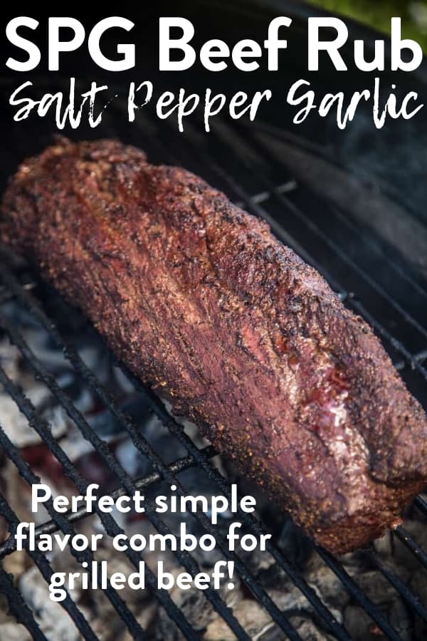 SPG Beef Rub Salt, Pepper, Granulated Garlic Vindulge