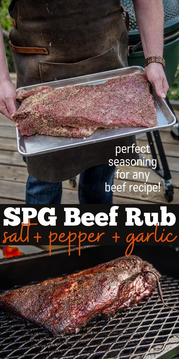 SPG Beef Rub Salt, Pepper, Granulated Garlic Vindulge