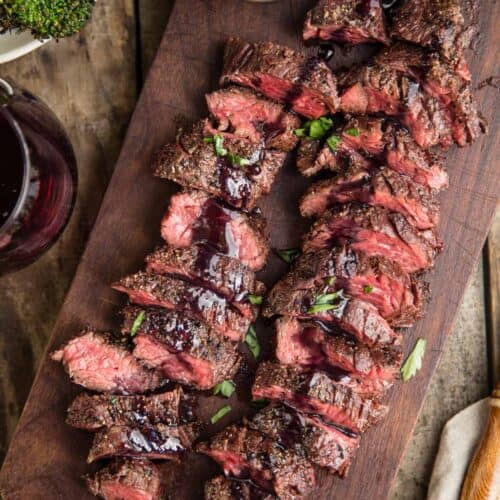 Grilled Flank Steak with Dry Rub - A Cedar Spoon