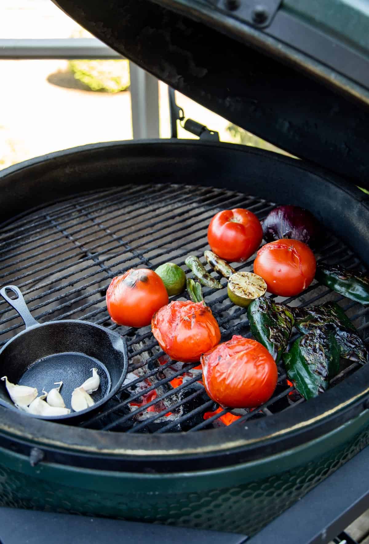 Vegetables on the grill