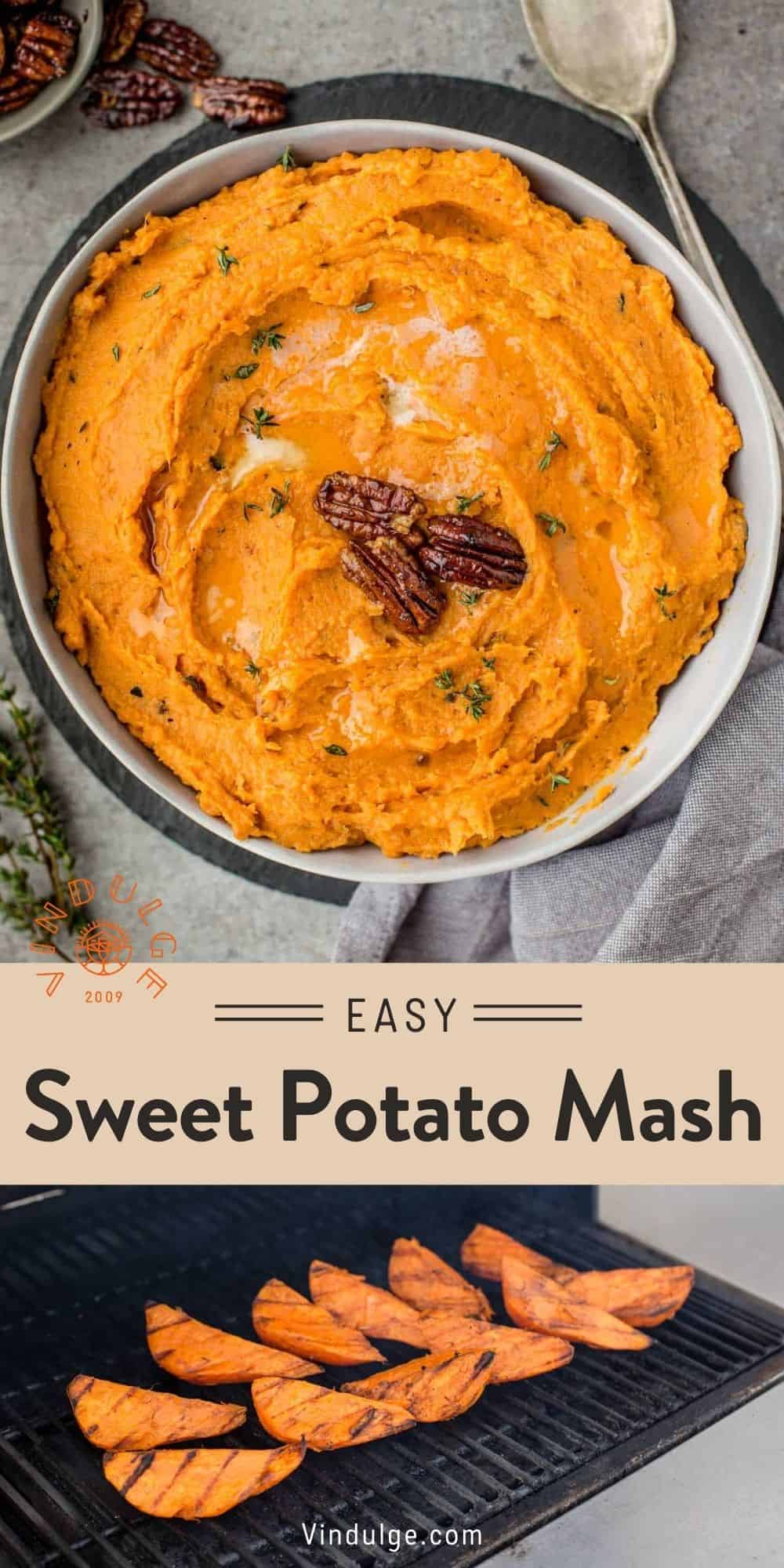 Grilled Mashed Sweet Potatoes (with Chipotle and Maple) - Vindulge