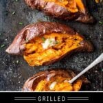 Grilled Sweet Potatoes Pin