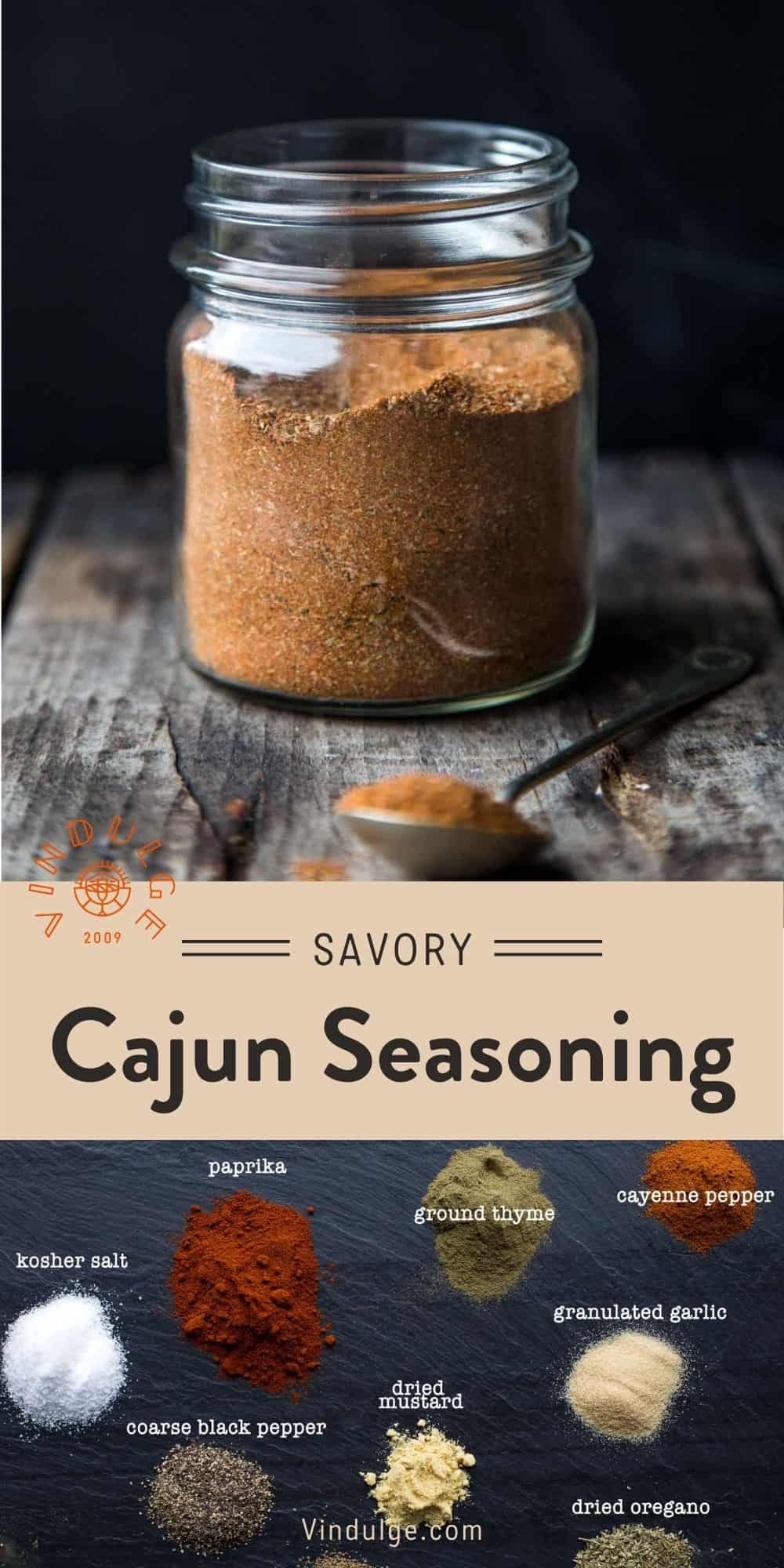 Savory Cajun Seasoning Recipe Vindulge