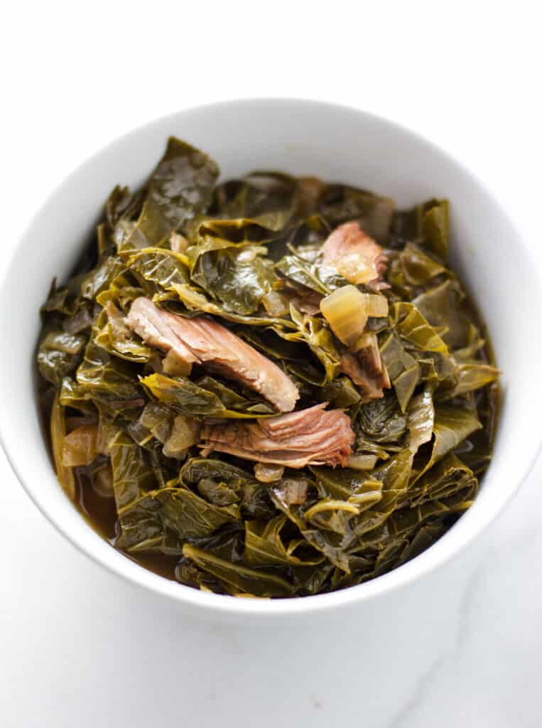 Southern Collard Greens Recipe with Smoked Turkey Leg Vindulge