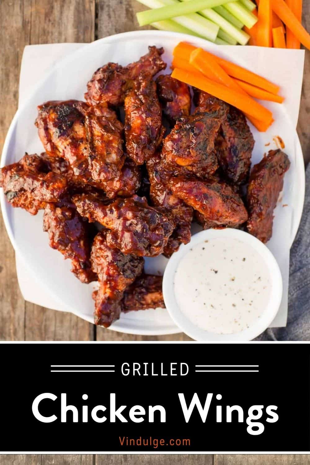 Grilled Chicken Wings With Crispy Skin Vindulge